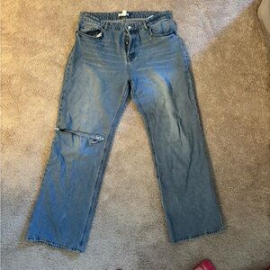 Wide leg jeans/boyfriend style